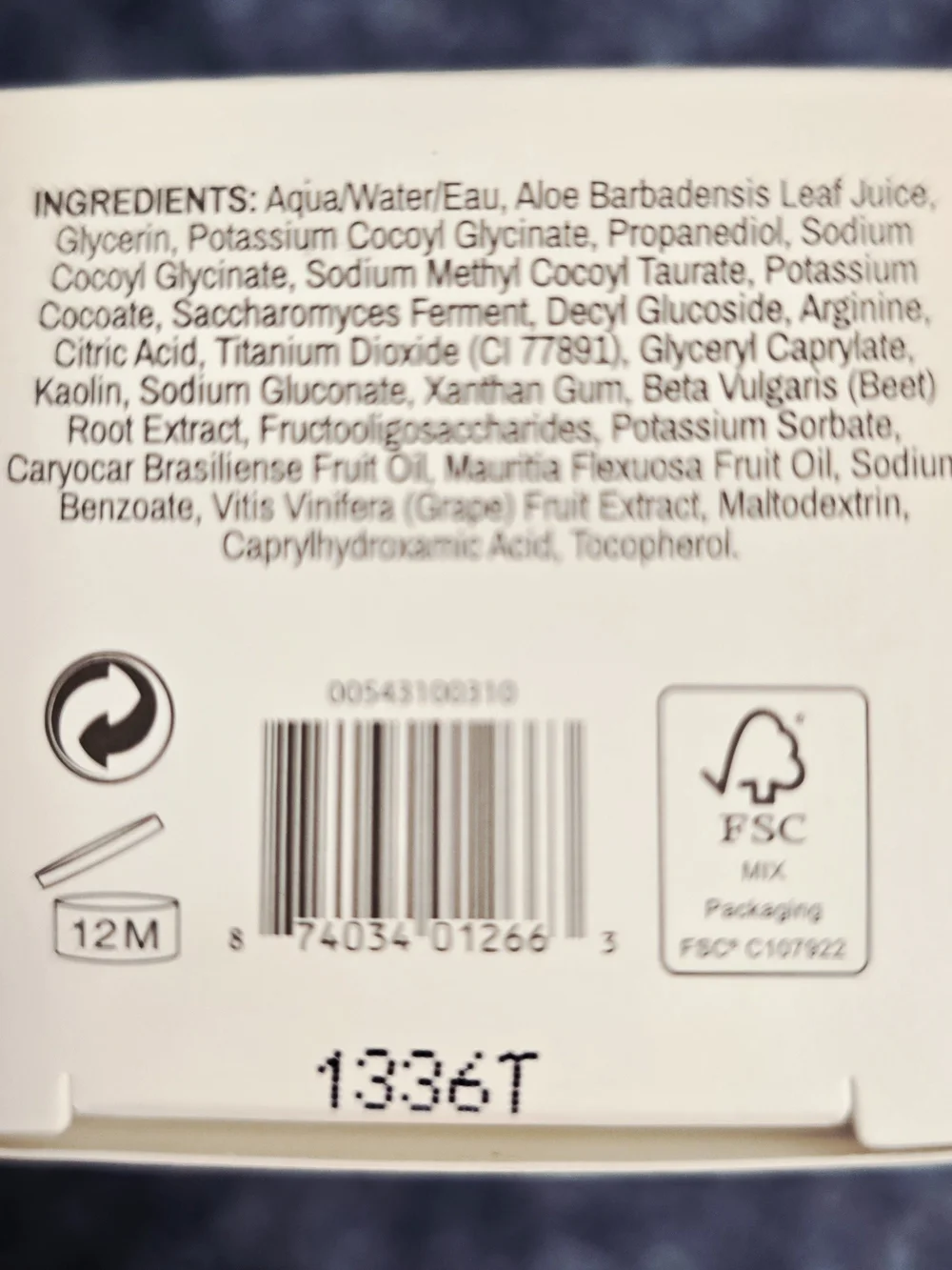 CLEAN RESERVE Buriti + Pequi Oils + Grape Extract Hydrating Face & Body Cleanser